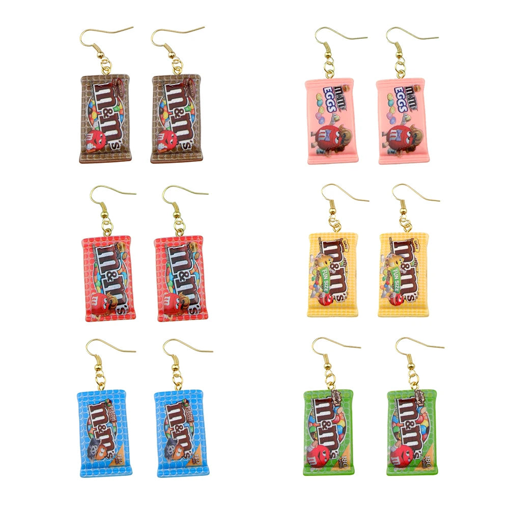 M&M's earrings