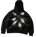 Angel eye oversized hoodie