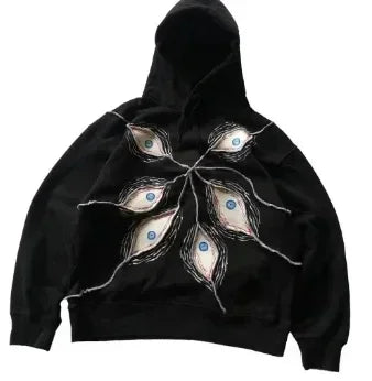 Angel eye oversized hoodie