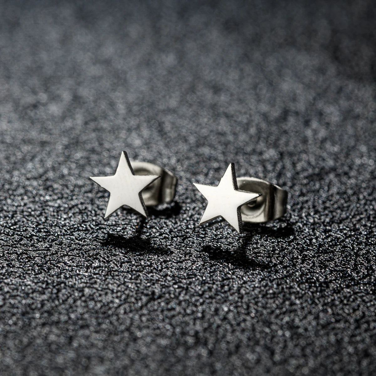 1 Pair New Stainless Steel Star Earrings Tiny Star Stud Earrings For Women Everyday Teen Mothers'day Celestial Birthday Gift J